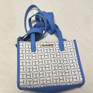 Blue and White Women's Bag Tommy Hilfiger